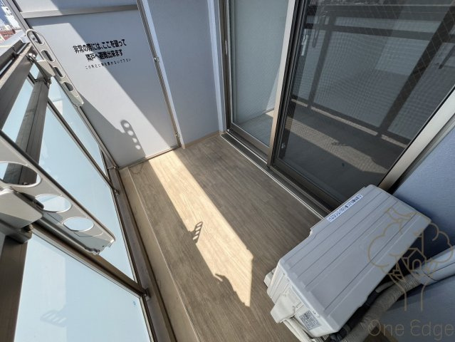 アドバンス大阪城北グレカーレのバルコニー