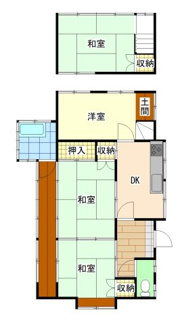 【間取り】 | 宇部市東梶返４丁目 中古２階建
