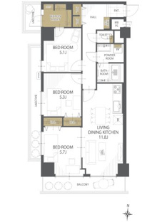 【間取り】ライオンズマンション本川越 