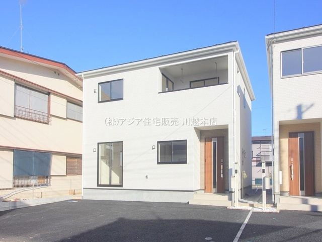月々８万円台～　新築戸建　川越市今成第10の外観|1号棟　外観　完成済