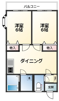 【間取り】 | グレイス稲城