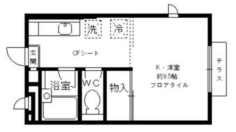 ヴィラージュコウミの間取り