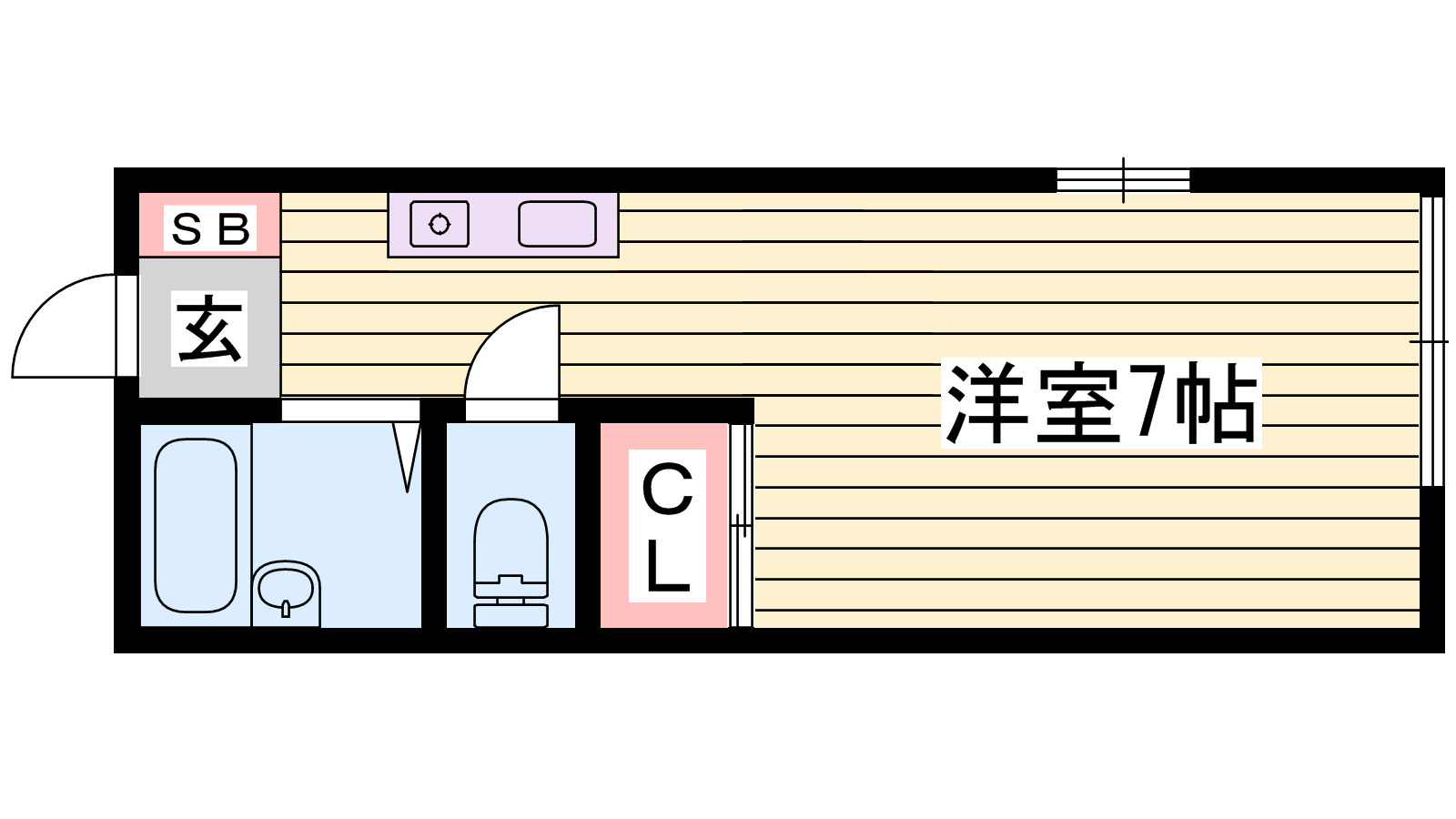 ステラ白浜の間取り