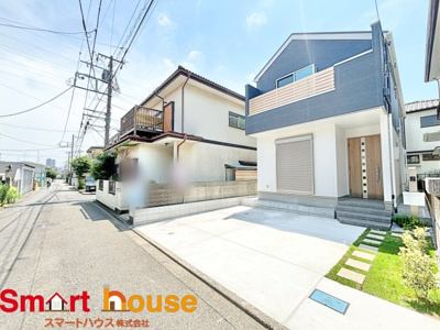 【前面道路含む現地写真】 | 相模原市南区御園4丁目　並列駐車2台