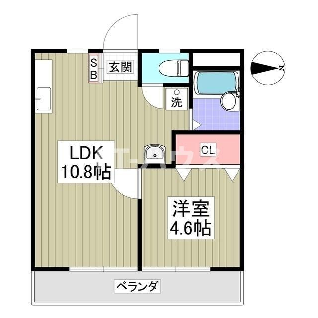 三協コーポの間取り