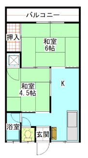 【間取り】 | ハイツ山文