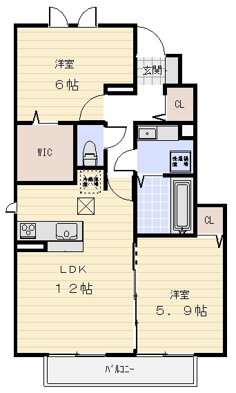 レガートの間取り