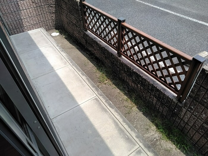 セジュールグランフォレ B棟のバルコニー