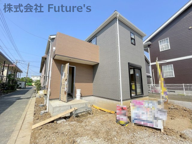 三郷市戸ケ崎3丁目　新築戸建　全1棟の外観|現地の写真になります。