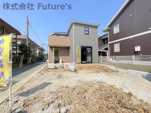三郷市戸ケ崎3丁目　新築戸建　全1棟の外観|現地の写真になります。