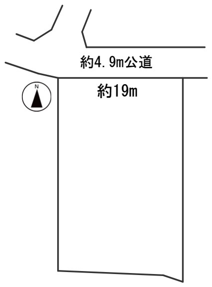 ５４２７４　岐阜市北一色１丁目土地の区画図