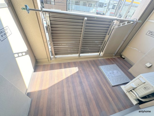 CITY SPIRE桜川I　仲介手数料無料のバルコニー