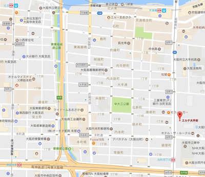 【地図】 | エルデ大手前