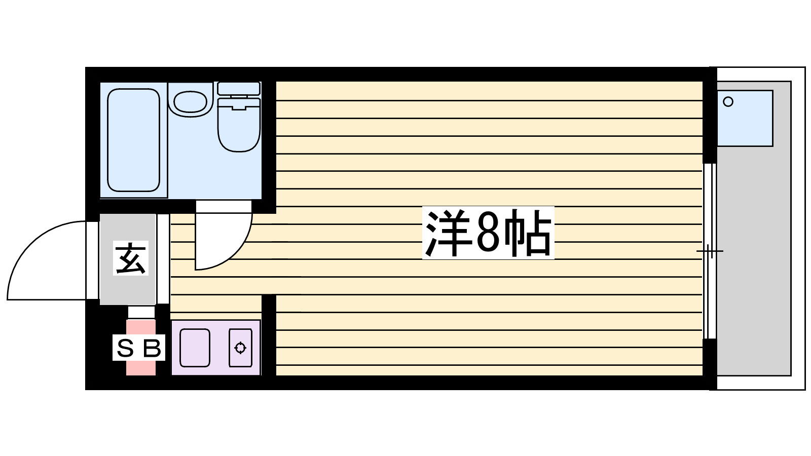 シンプルライフ千代が丘の間取り