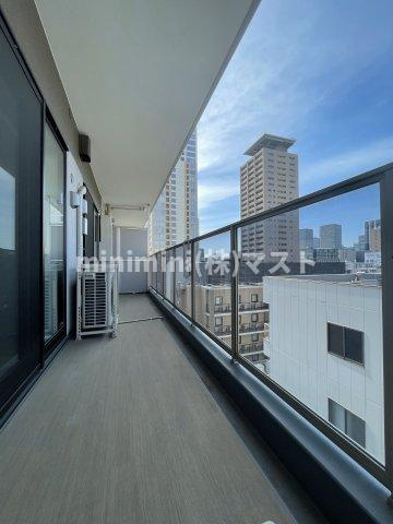 クレヴィアタワー大阪本町のバルコニー