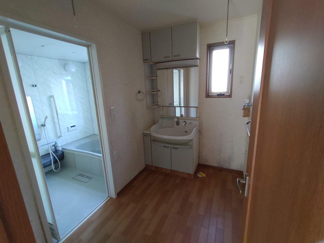 中古住宅　いわき市平成二丁目の脱衣所|洗面脱衣室