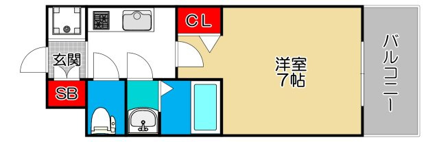 エスリード難波グレイスの間取り