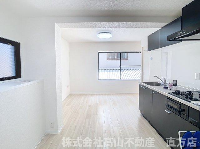 直方市津田町の賃貸マンションのキッチン