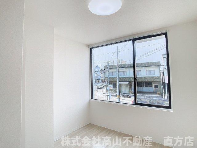 直方ビルの寝室