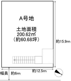 【土地図】 | 大津市和邇春日3丁目855-13　売土地 | A号地