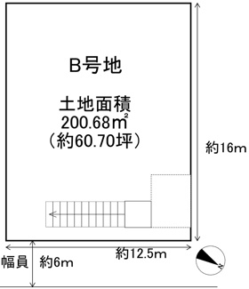 【土地図】 | 大津市和邇春日3丁目855-14　売土地 | B号地