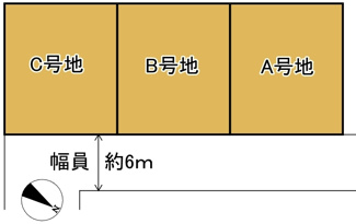 【区画図】 | 大津市和邇春日3丁目855-14　売土地 | B号地