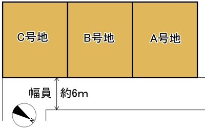 【区画図】 | 大津市和邇春日3丁目855-14　売土地 | B号地