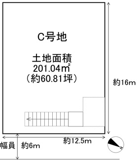 【土地図】 | 大津市和邇春日3丁目855-15　売土地 | C号地