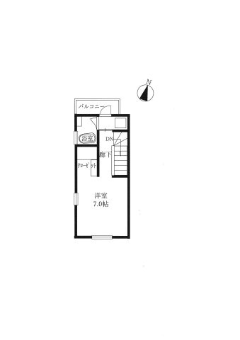 高知市水源町　店舗付き住宅の間取り|2F