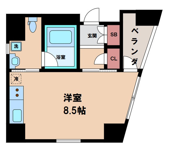 【間取り】 | ベルエール天王寺