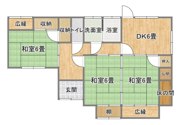 今村北　中古戸建の間取り|現況と異なる場合は現況優先とします。
