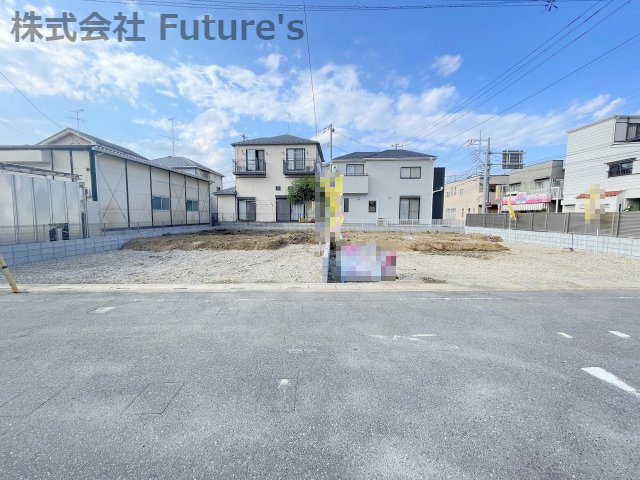 三郷市高州1丁目　新築戸建　全2棟　1号棟の外観|現地の写真になります。