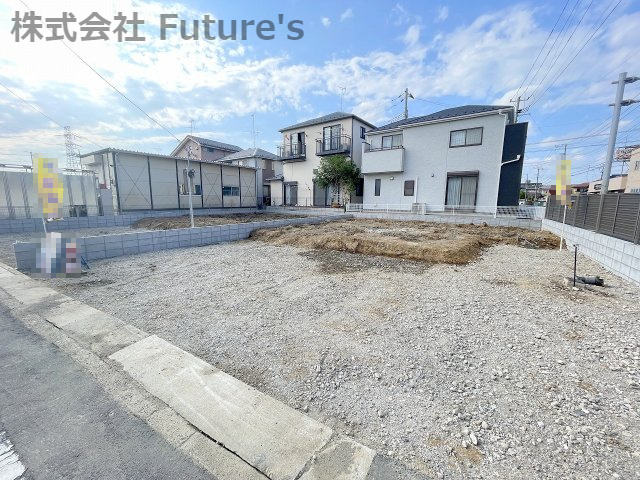 三郷市高州1丁目　新築戸建　全2棟　1号棟の外観|現地の写真になります。