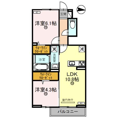サンメゾン寿々の間取り