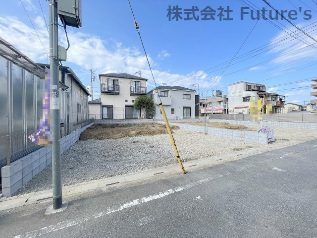 三郷市高州1丁目　新築戸建　全2棟　2号棟の外観|現地の写真になります。