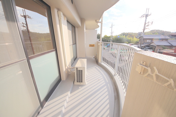 第6サンコウヒルズのバルコニー