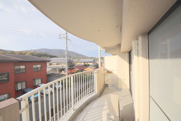第6サンコウヒルズのバルコニー