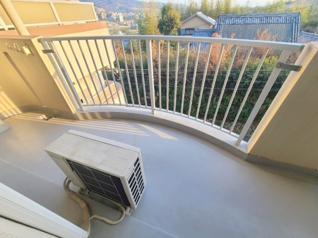 第6サンコウヒルズのバルコニー