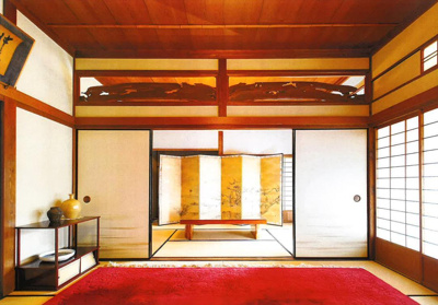 【内装】 | 北区原古民家（枯山水）