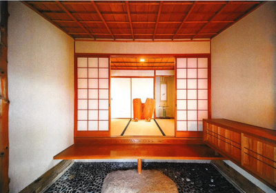 【内装】 | 北区原古民家（枯山水）