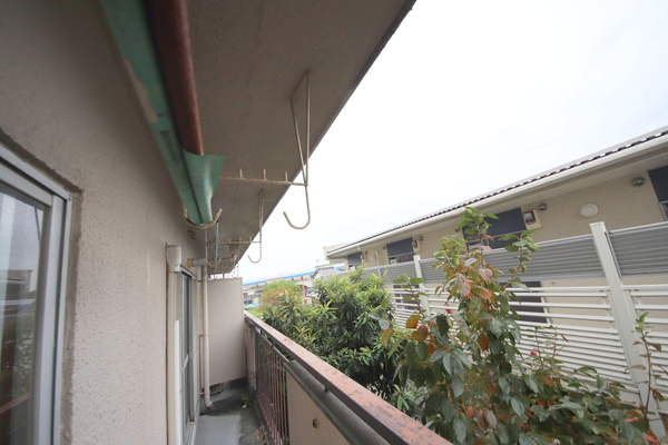 生駒市壱分町の賃貸マンションのバルコニー