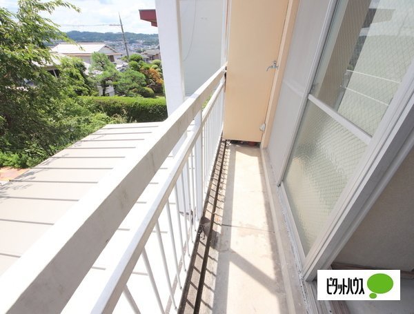 ガーデンハイツ高川のバルコニー