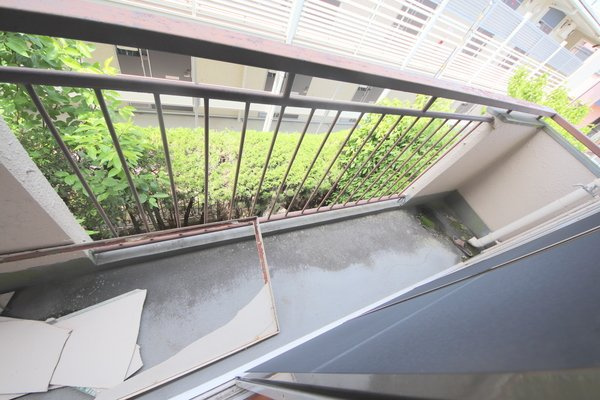 壱分マンションのバルコニー
