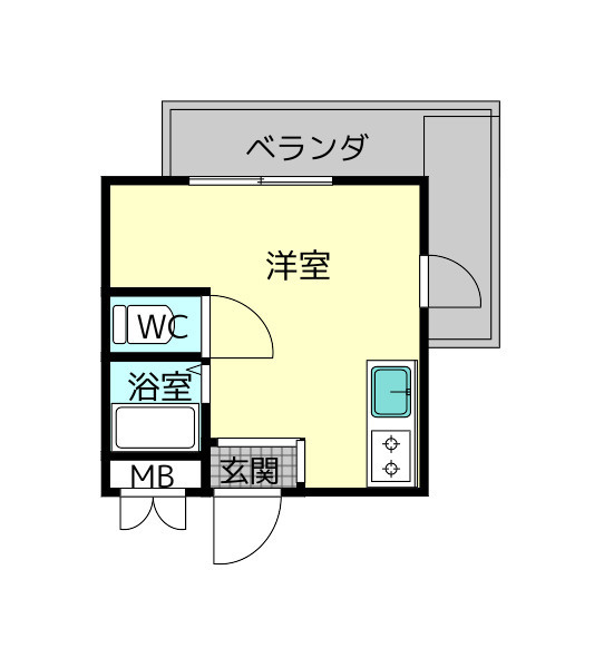 シャンテムーランの間取り