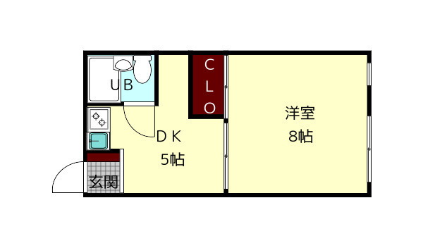 コーポ華の間取り