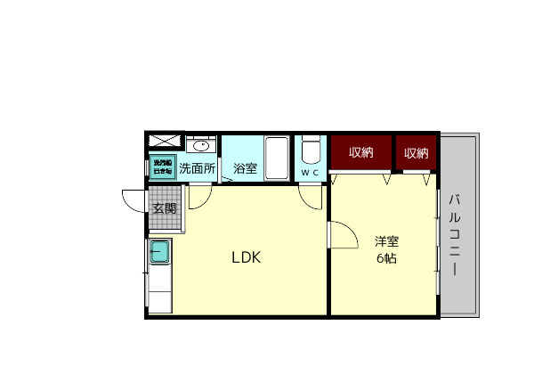 マンションヒライの間取り