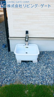 【外観】 | 外水道は立水栓　とても使いやすい水栓ですよ。