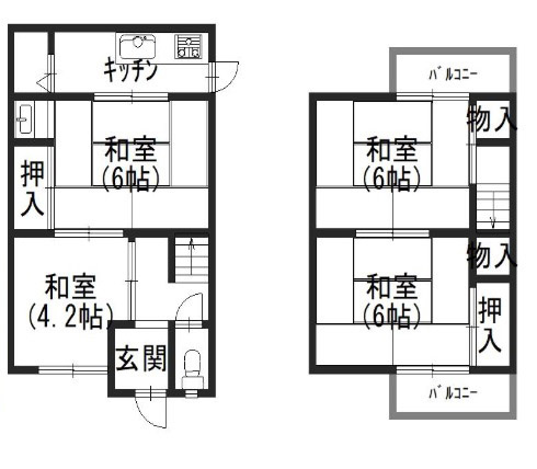 【間取り】 | 嵐山東海道町テラスハウス