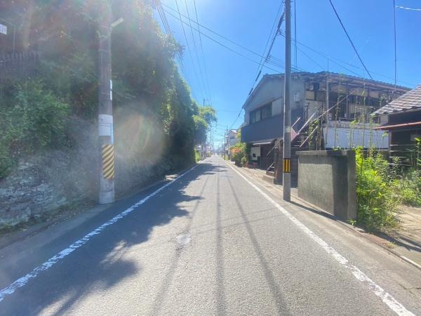 和歌山市宇須4丁目　土地の前面道路含む現地写真