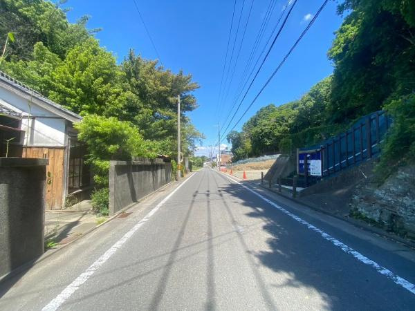 和歌山市宇須4丁目　土地の前面道路含む現地写真